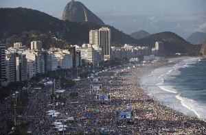 3 Million people to see/hear Pope Francis