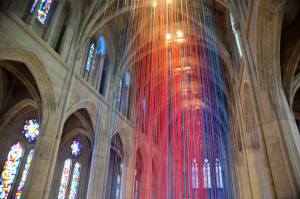 Photo of Graced with Light art installation by Anne Patterson