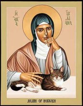 Julian of Norwich and her cat